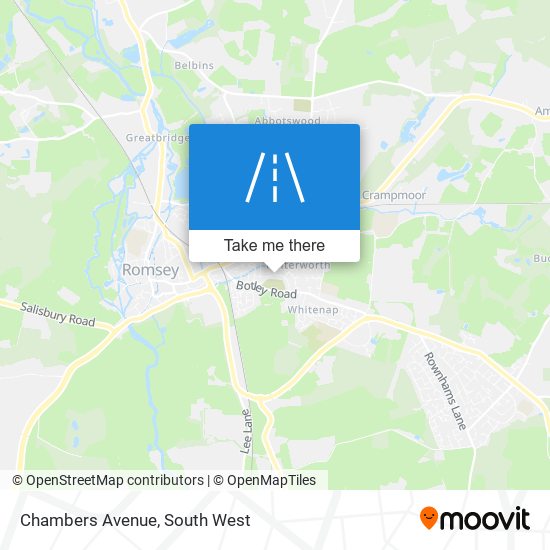 Chambers Avenue map