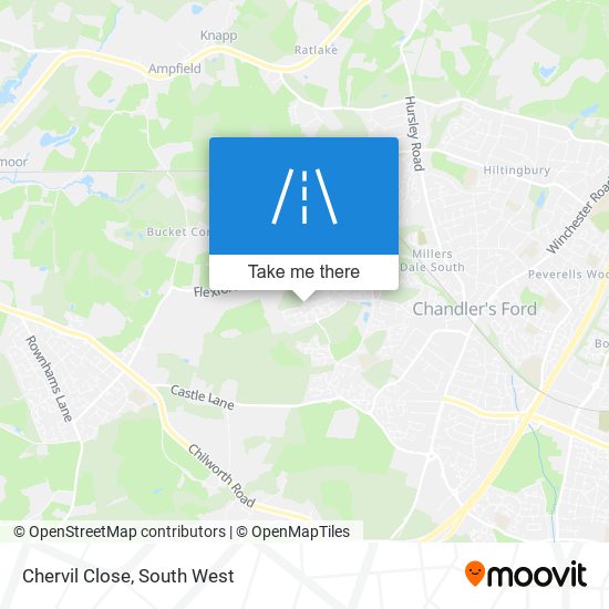 Chervil Close map