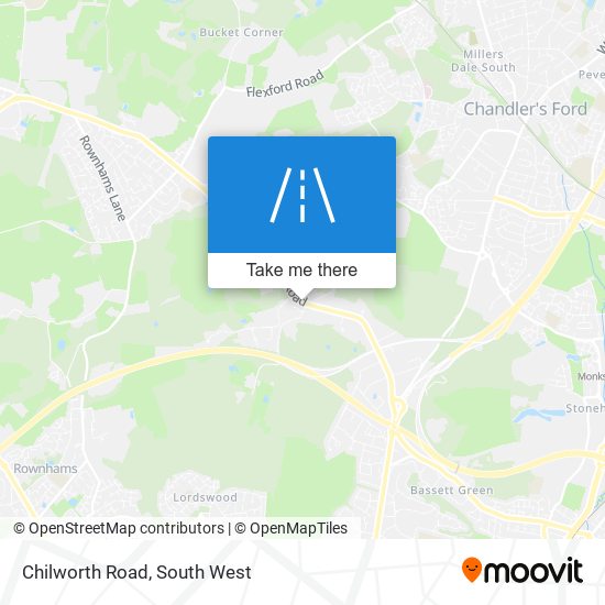 Chilworth Road map