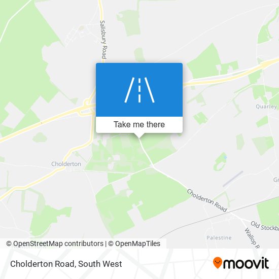 Cholderton Road map