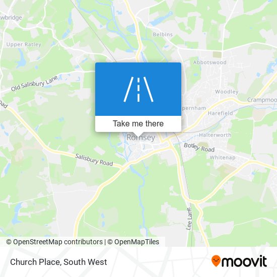 Church Place map