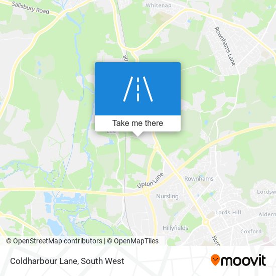 Coldharbour Lane map