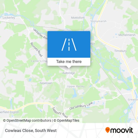 Cowleas Close map