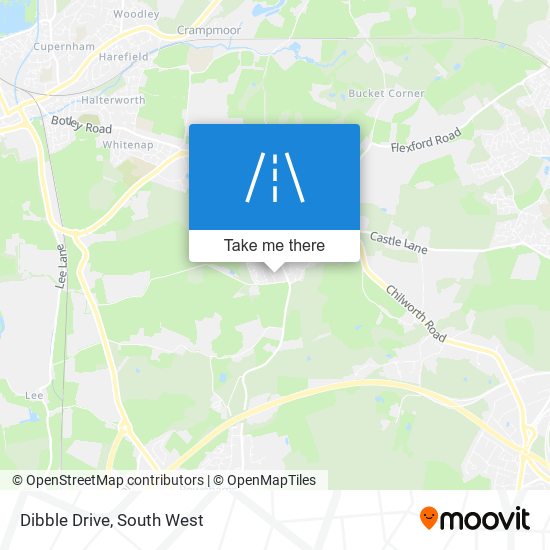 Dibble Drive map