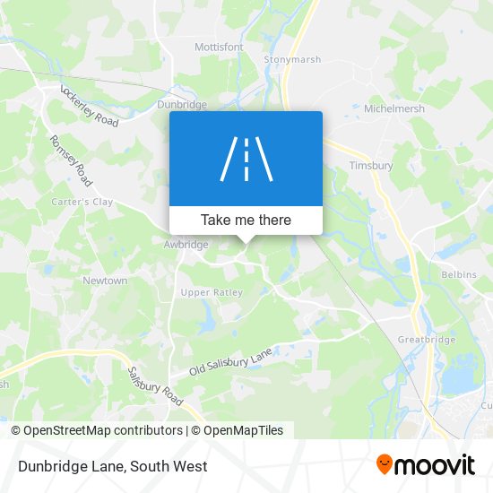 Dunbridge Lane map