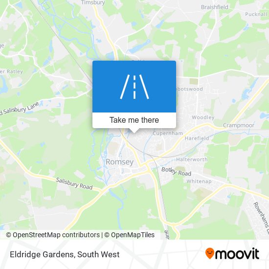Eldridge Gardens map
