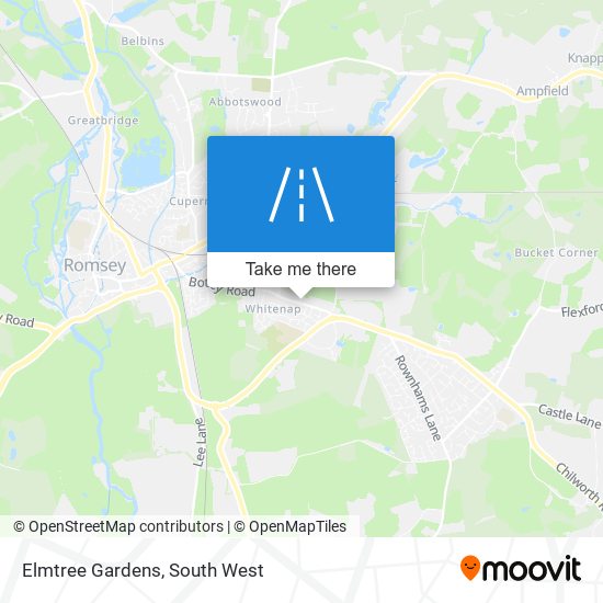 Elmtree Gardens map