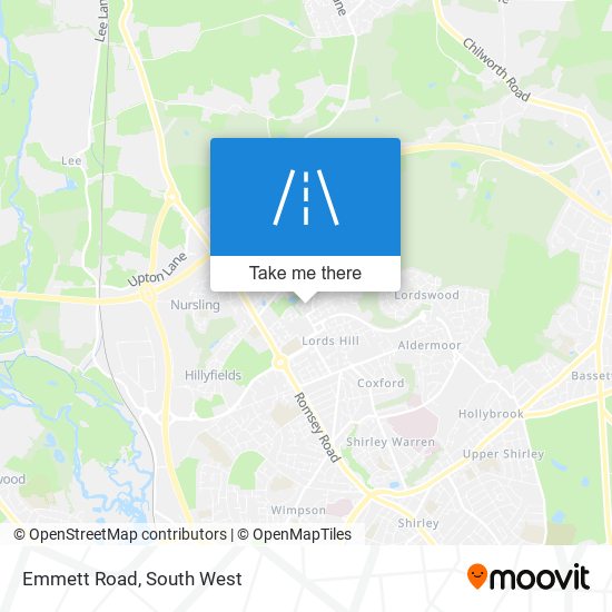 Emmett Road map