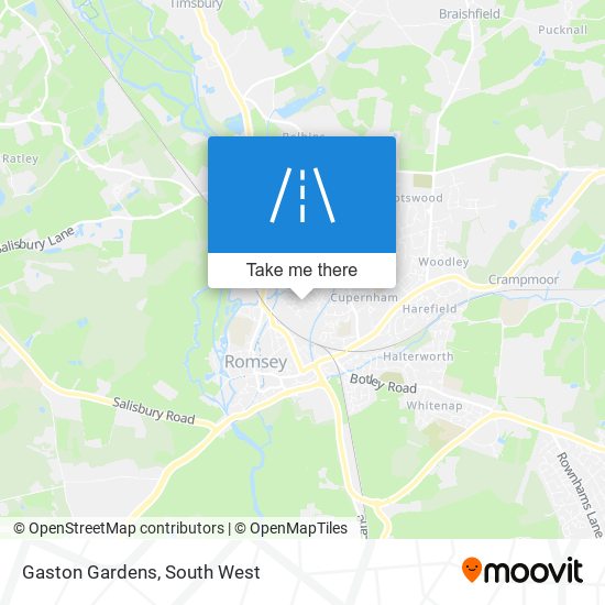 Gaston Gardens map