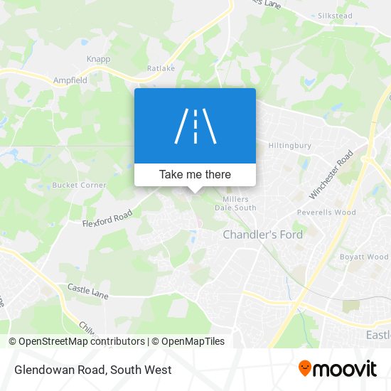 Glendowan Road map