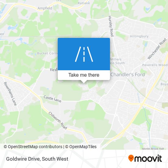 Goldwire Drive map