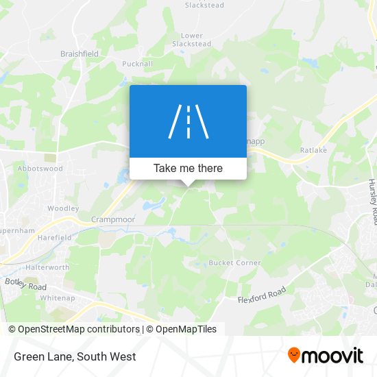 Green Lane map