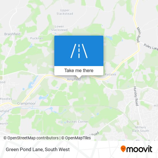 Green Pond Lane map
