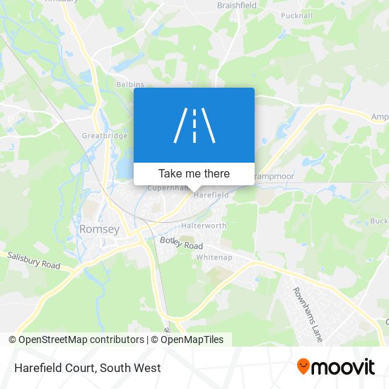 Harefield Court map