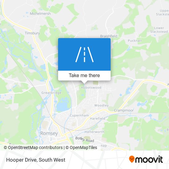 Hooper Drive map
