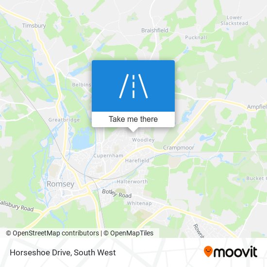 Horseshoe Drive map