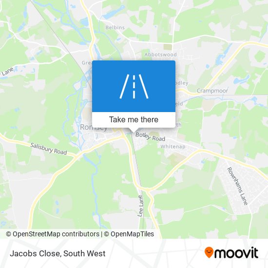 Jacobs Close map