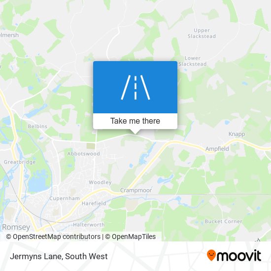 Jermyns Lane map