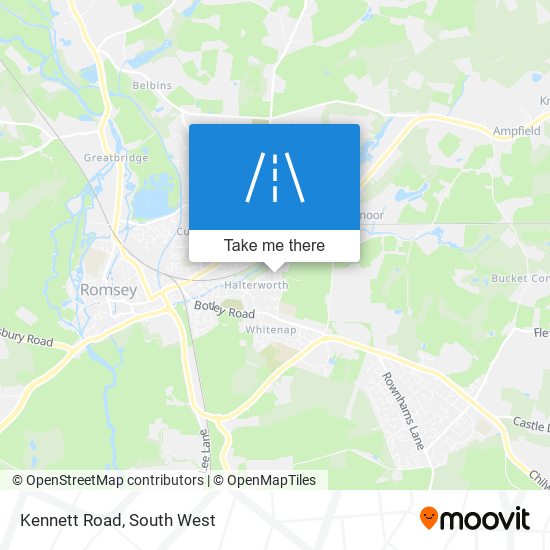 Kennett Road map