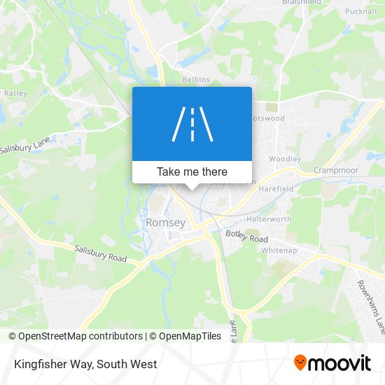 Kingfisher Way map