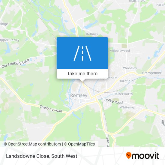 Landsdowne Close map