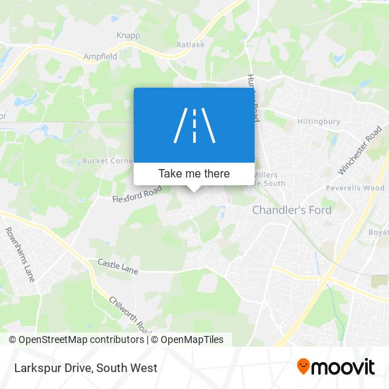 Larkspur Drive map