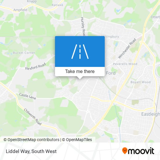 Liddel Way map