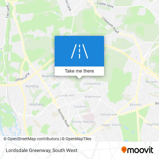 Lordsdale Greenway map
