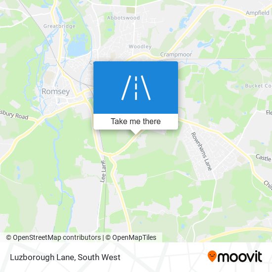 Luzborough Lane map