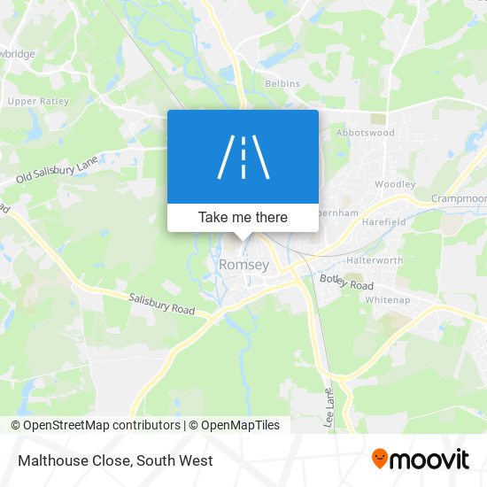 Malthouse Close map