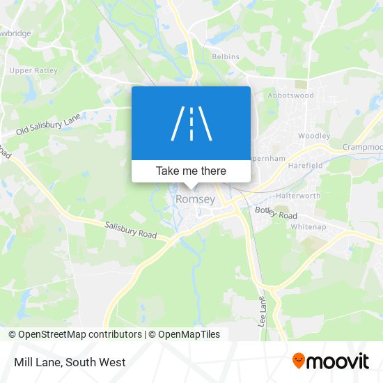 Mill Lane map