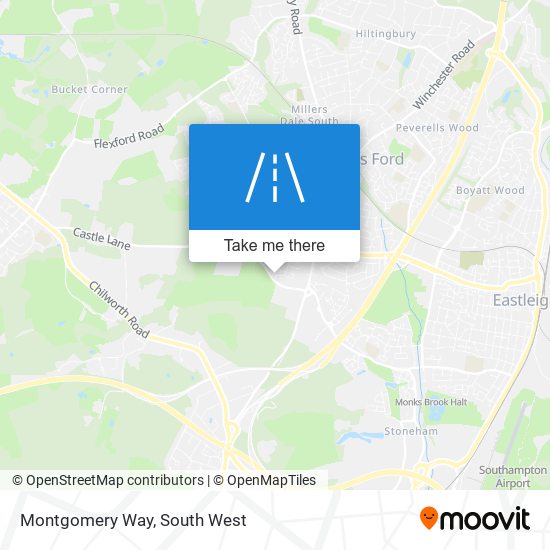 Montgomery Way map