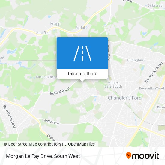 Morgan Le Fay Drive map
