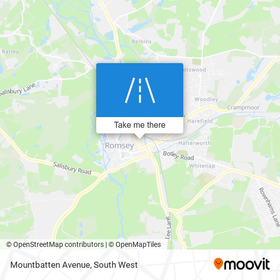 Mountbatten Avenue map