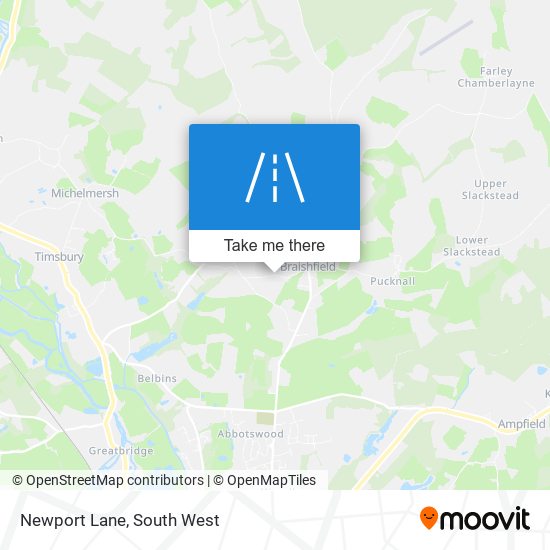 Newport Lane map