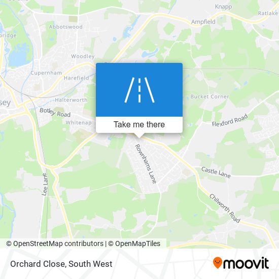 Orchard Close map