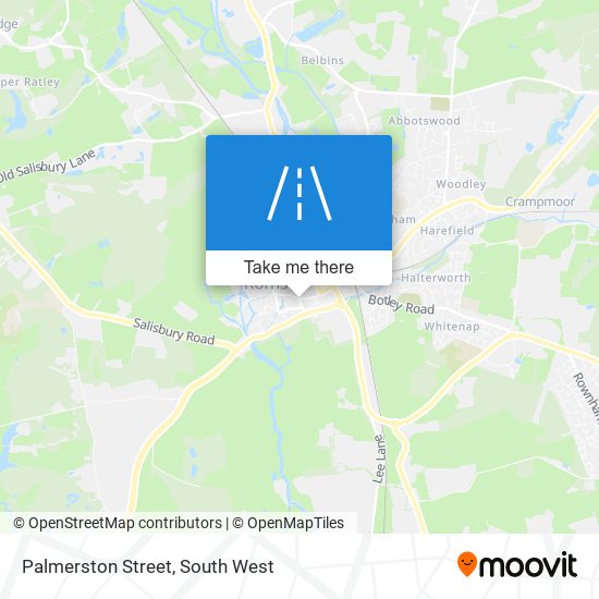 Palmerston Street map