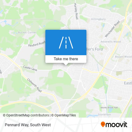 Pennard Way map