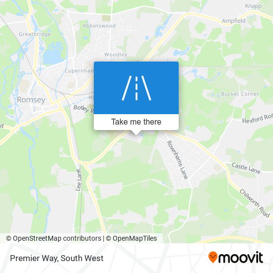 Premier Way map