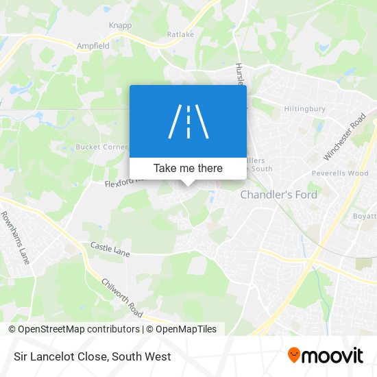 Sir Lancelot Close map