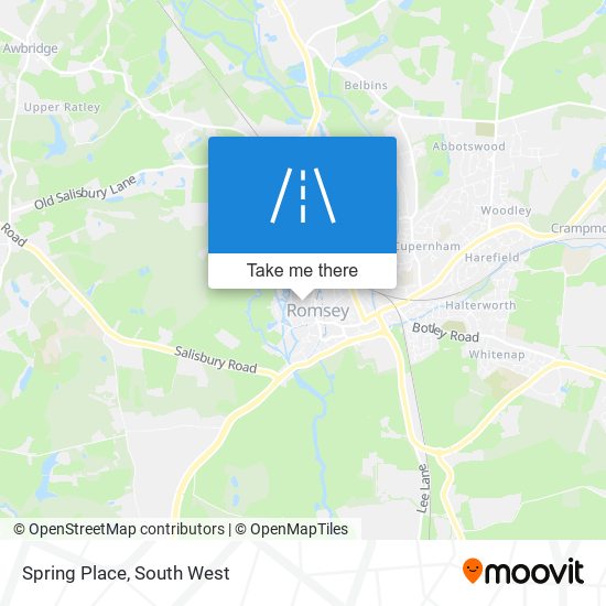 Spring Place map