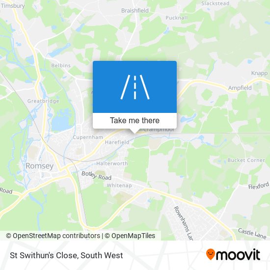 St Swithun's Close map