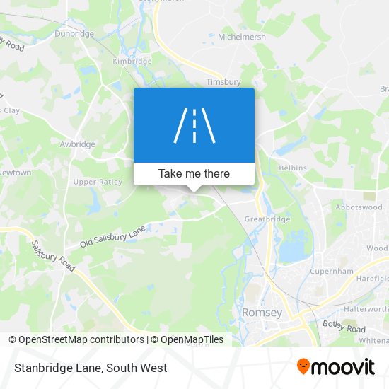 Stanbridge Lane map