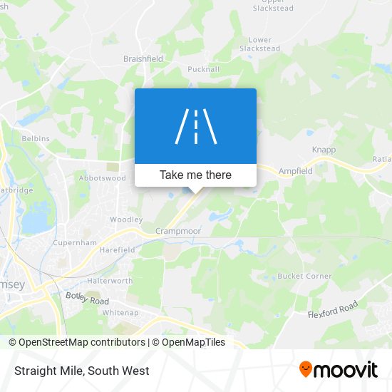 Straight Mile map
