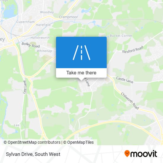 Sylvan Drive map