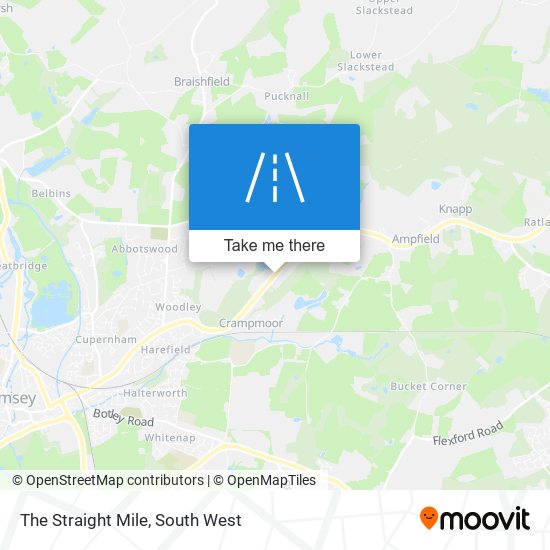 The Straight Mile map