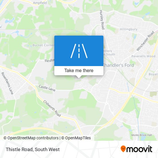 Thistle Road map