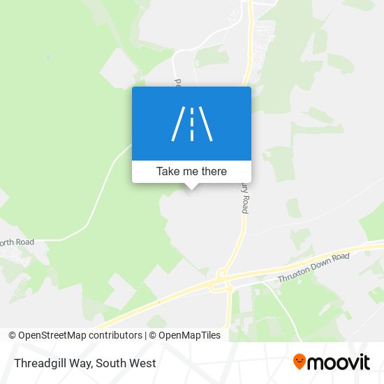 Threadgill Way map
