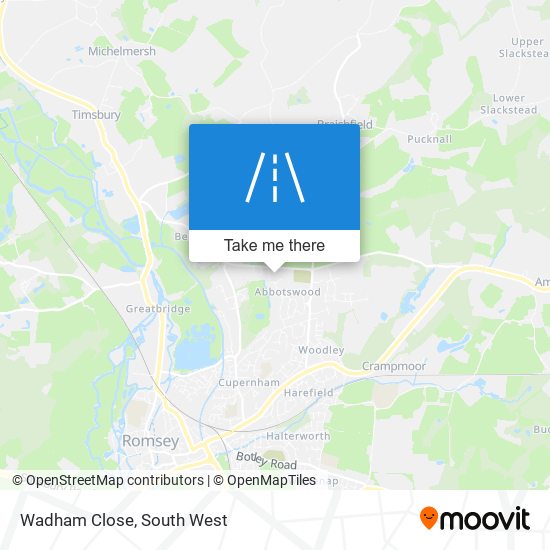 Wadham Close map