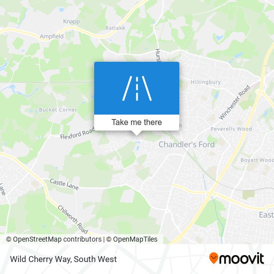 Wild Cherry Way map